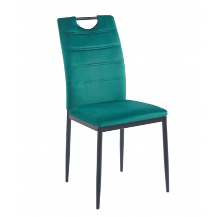 Stolička velvet zelená K13-FX