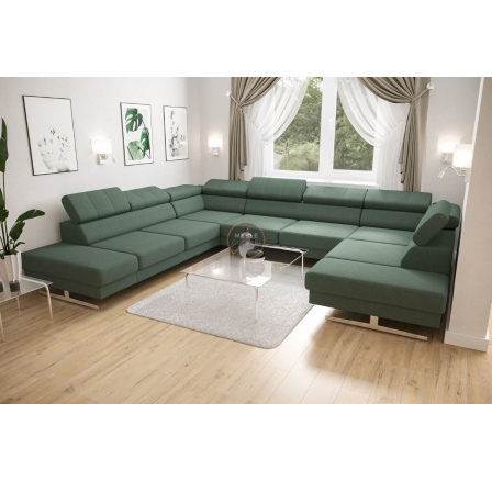 Rohová sedacia súprava EMPORIO MAX I 300X350X220 - zelená, ľavá Rohová sedacia súprava EMPORIO MAX I 300X350X220 - zelená, ľavá