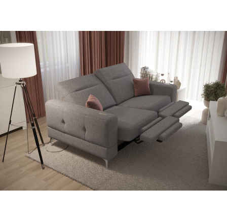 Sofa, relax MALIBU II 180 cm - sivá