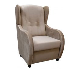 Relaxačné kreslo René Mexa Velvet 280 béžová