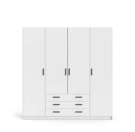 Šatní skriňa SPIKE 086, Biela Šatní skriňa SPIKE 086, Biela
