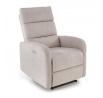 Elektricky polohovateľné a masážne kreslo CARINIO, Svetlo Béžová