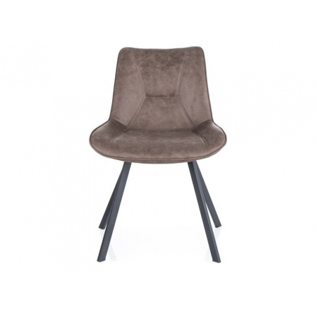 Jedálenská stolička LINK, sivá 213/čierna