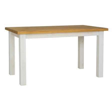 Jedálenský stôl POPRAD II, medová hnedá/borová patina, 160x90