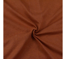 Jersey prestieradlo hnedé 90x200 jednolôžko