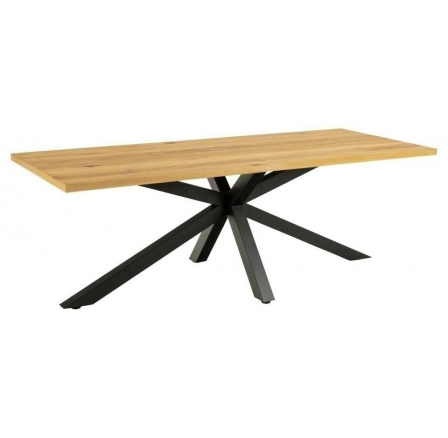 Stôl Heaven 220x90cm prírodný/čierny