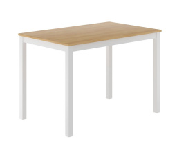 PREDPREDAJ -15% do 02.02 ! Drevený stôl 70x110 - prírodný dub + biely ST36-FX
