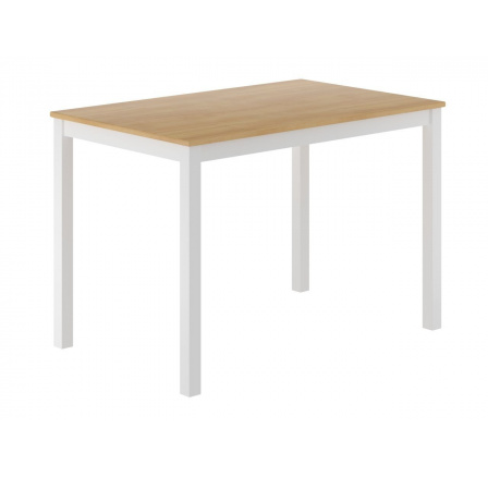 PREDPREDAJ -15% do 02.02 ! Drevený stôl 70x110 - prírodný dub + biely ST36-FX PREDPREDAJ -15% do 02.02 ! Drevený stôl 70x110 - prírodný dub + biely ST36-FX