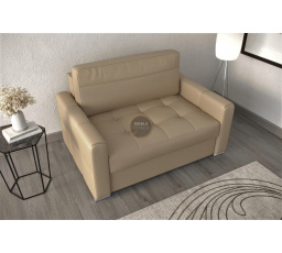 Sofa VERONA I 140 cm prírodná koža - Béžová koža