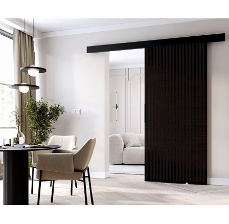 Posuvné dvere STANDART MIX L90, Venge/Čierna