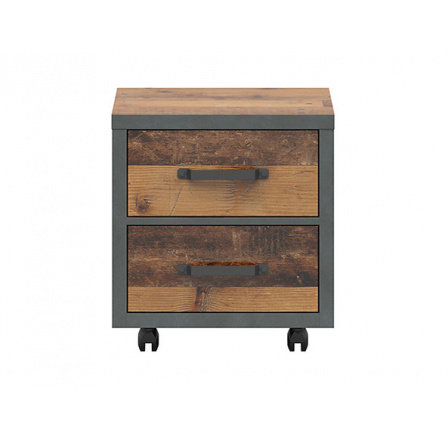 Kontajner WESTON KTN2S, starý štýl borovica/matera