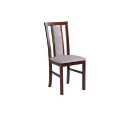 MIA 7 (MILANO 7)- jedálenská stolička orech/svetlosivá 18A -kolekcia "DRE" (K150-Z)