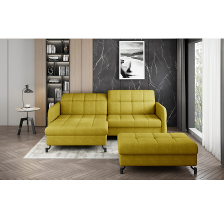 Rohová sedacia súprava LORELLE + Taburet Omega 68 110x200 Ľavý 1
