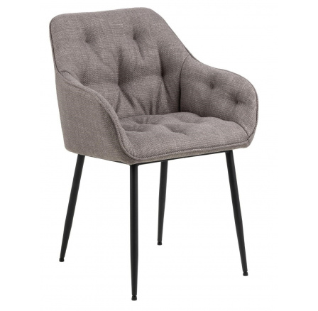 Stolička Brooke svetlosivá