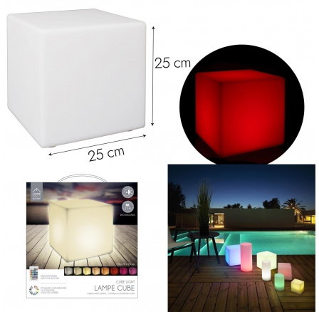 Stojacia lampa Colorfull Cube 25cm