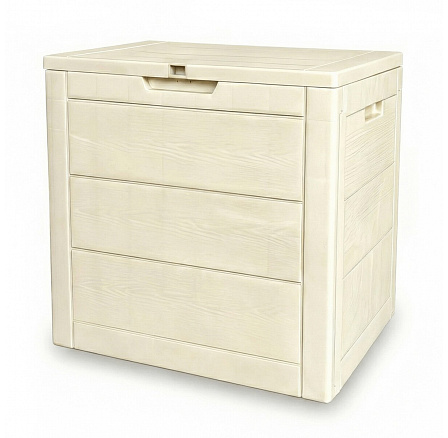 Zahradní úložný box 56x43x53cm, plast, béžová, 120l, AZB-G2035 CRM Zahradní úložný box 56x43x53cm, plast, béžová, 120l, AZB-G2035 CRM