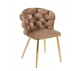 Stolička velvet cappuccino K47-FXJG G