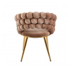 Stolička velvet cappuccino K20-FXJG G