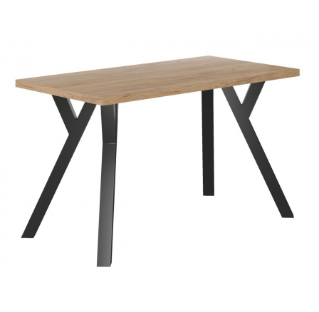ZĽAVA EXPO -10% do 14.08 ! Stôl dub zlatý craft + nohy Y 67x128 STB-FXJG / Y