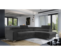 Rohová sedacia súprava LAURENCE, pravá, Monolit 97