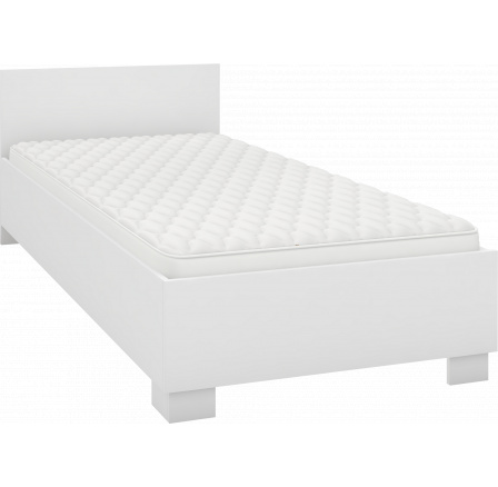 Posteľ bez úložného priestoru SMYK I - 36, Biela Mat