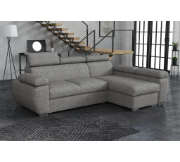 Pohovka Bodie genuine Aragon sivá