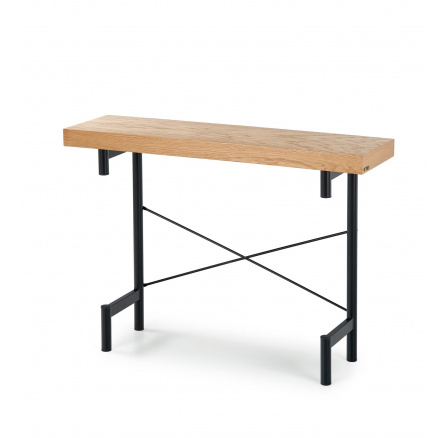 Komoda INFERNO prírodný dub/čierna