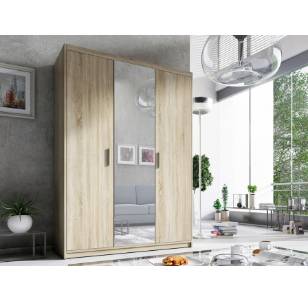 Skriňa Elena 3D so zrkadlom - Dub sonoma Skriňa Elena 3D so zrkadlom - Dub sonoma