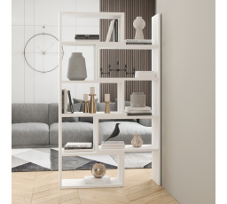 Regál KARMELO Biely+Biely