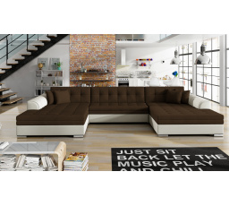 Sedacia súprava v tvare U VENTO, Sawana 16/Soft 33