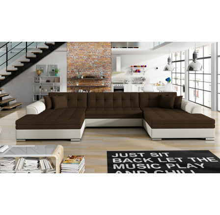 Sedacia súprava v tvare U VENTO, Sawana 16/Soft 33