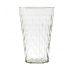 Plastový pohárik Mirage zlatý okraj