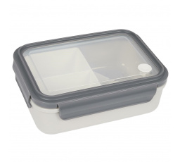 Šedý lunch box Clip