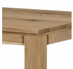 Jedálenský stôl 160x90x75 cm, dubový masív, povrchová úprava olejom