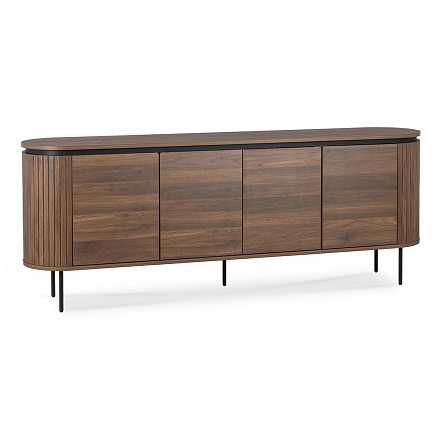 Komoda BECK 200 cm Štvordverová Orech