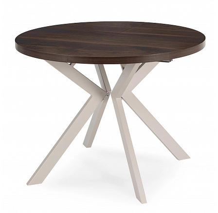 Rozkladací stôl LUKAS 100–250 cm Orech/Kašmír Rozkladací stôl LUKAS 100–250 cm Orech/Kašmír