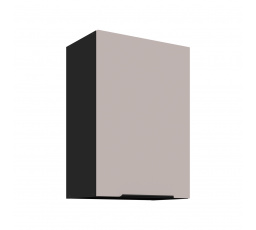 Horná skrinka ARONA - 50 G-72 1F, Čierna mat/Kašmír