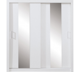 Šatníková skriňa DUCA II - DC2 200, biela Lux