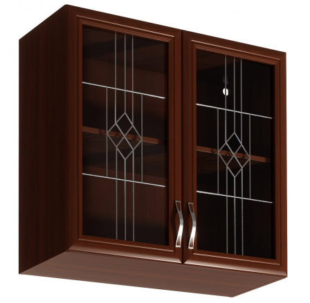 Kuchynská horná skrinka SYCYLIA G80S, Orech Milano