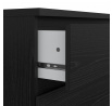 Komoda SIMPLICITY 298, Čierny dub woodgrain