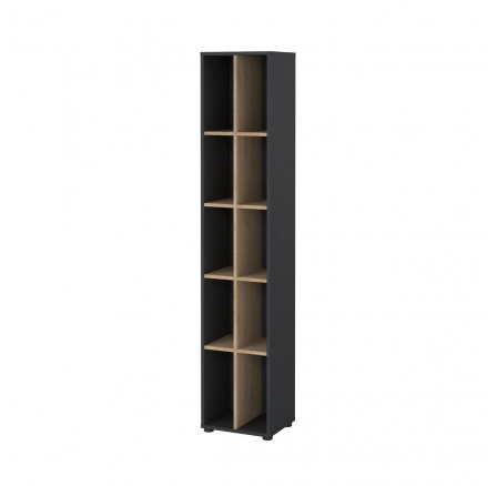 Regál SIGAL 587, Sivá/Jackson hickory Regál SIGAL 587, Sivá/Jackson hickory