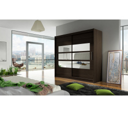 Šatní skriňa BERGER III, Choco