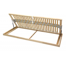 DVOJITÉ KLASICKÉ PNEUMATIKY BV-ROAST (č.14BV) 90x200 LAMEL, bočný poklop -lamely pr. 35 kolekcia "FN" (K150)