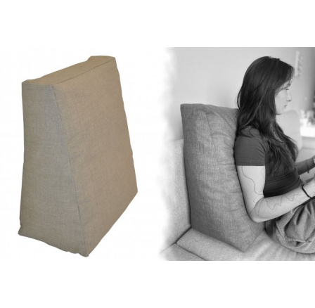 Relaxačný vankúš - tmavobéžový