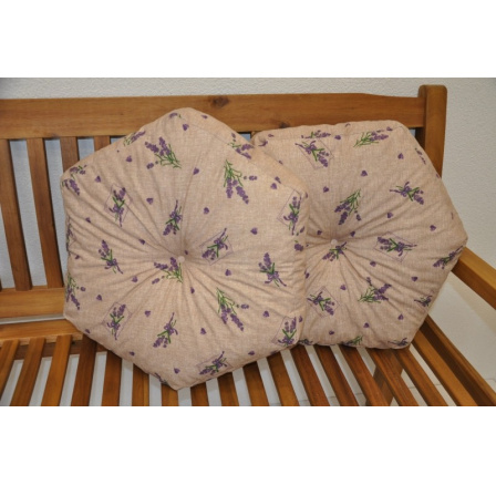 Súprava vankúšov hviezda levanduľa 2 kusy