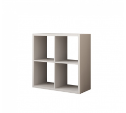 Regál Cleo III Biela+Biela