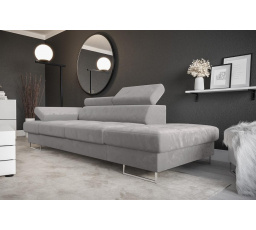 Sofa GALAXY II leňoška 235 cm - sivá, pravá strana