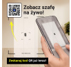 Kovová policová skriňa uzamykateľná - JAN, Biela