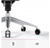 Ergonomické kancelárske herné kreslo Basic, bielo-čierne