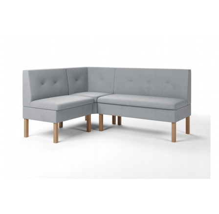 Rohová lavica PARIS 130x170 Monolith 85 UNI, pravý roh